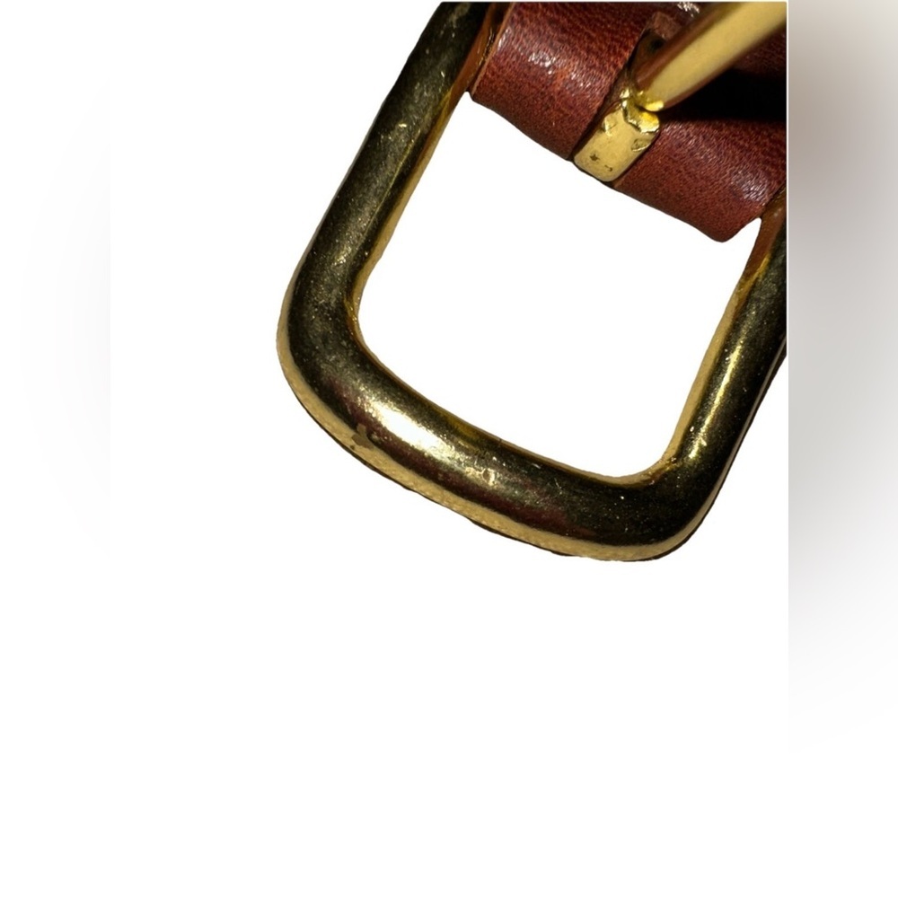 Preston Boys Size 36 Leather Marlin Belt Fish Made New England USA Beach Preppy - Picture 10 of 10